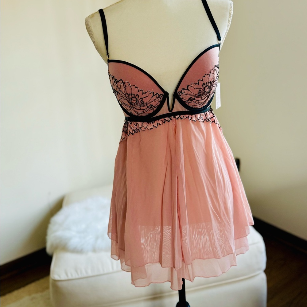 Auden babydoll neglige NWT